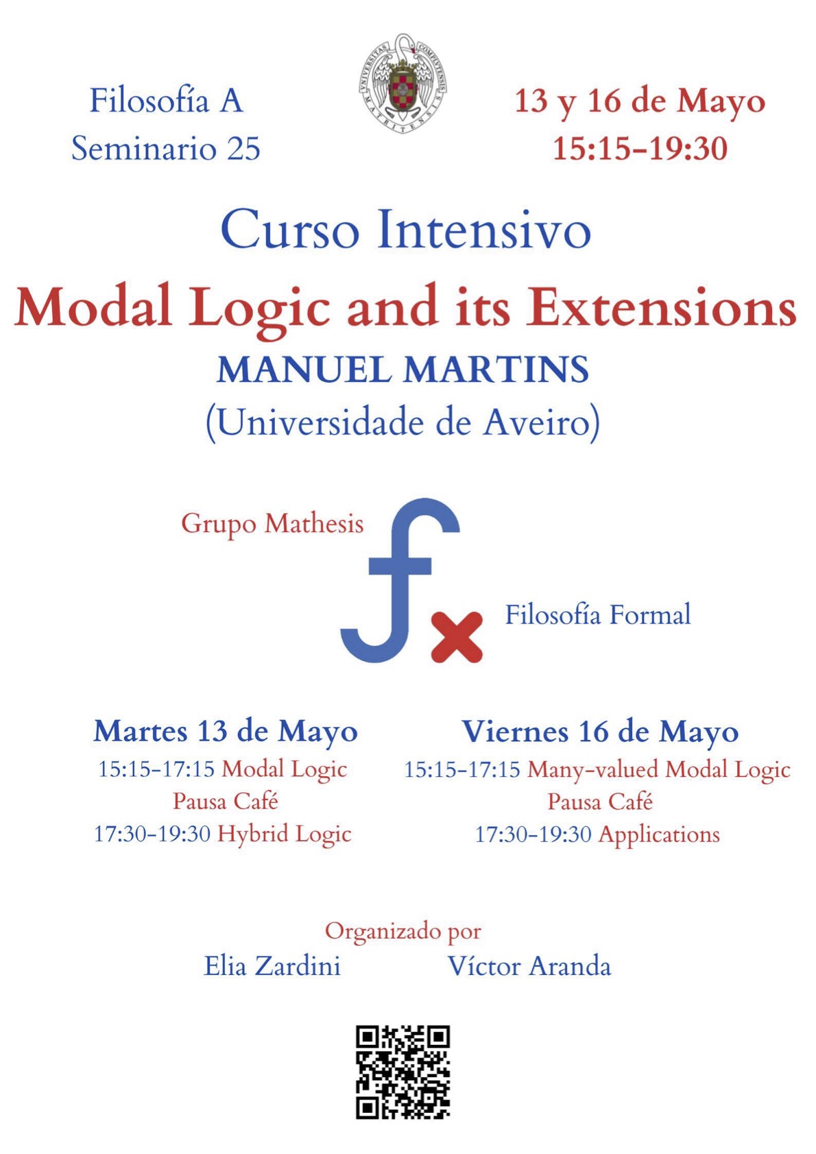 Curso avanzado en lógica modal: Modal Logic and Its Extensions
