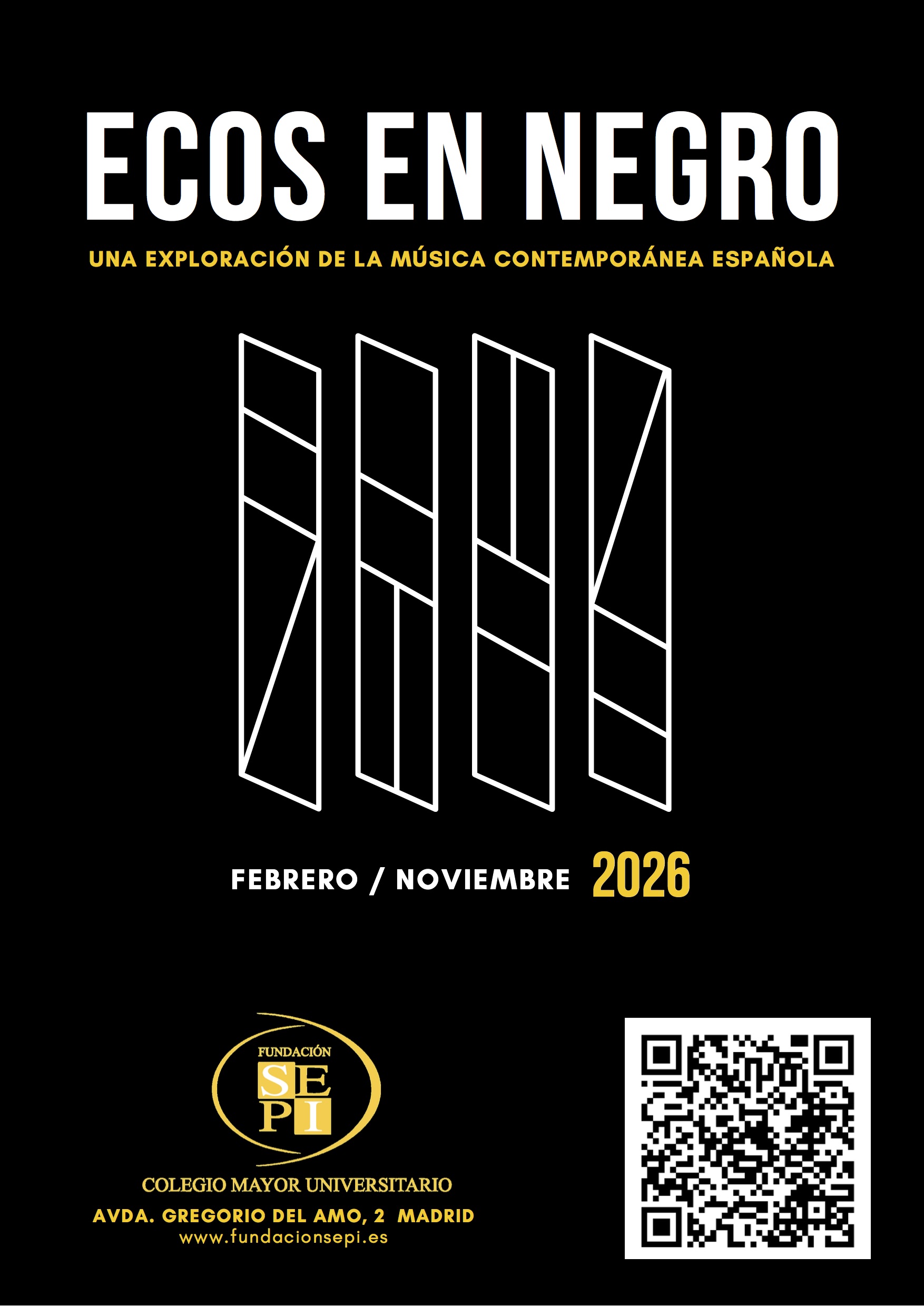 Seminario Ecos en Negro. Exploración de la Música Contemporánea Española