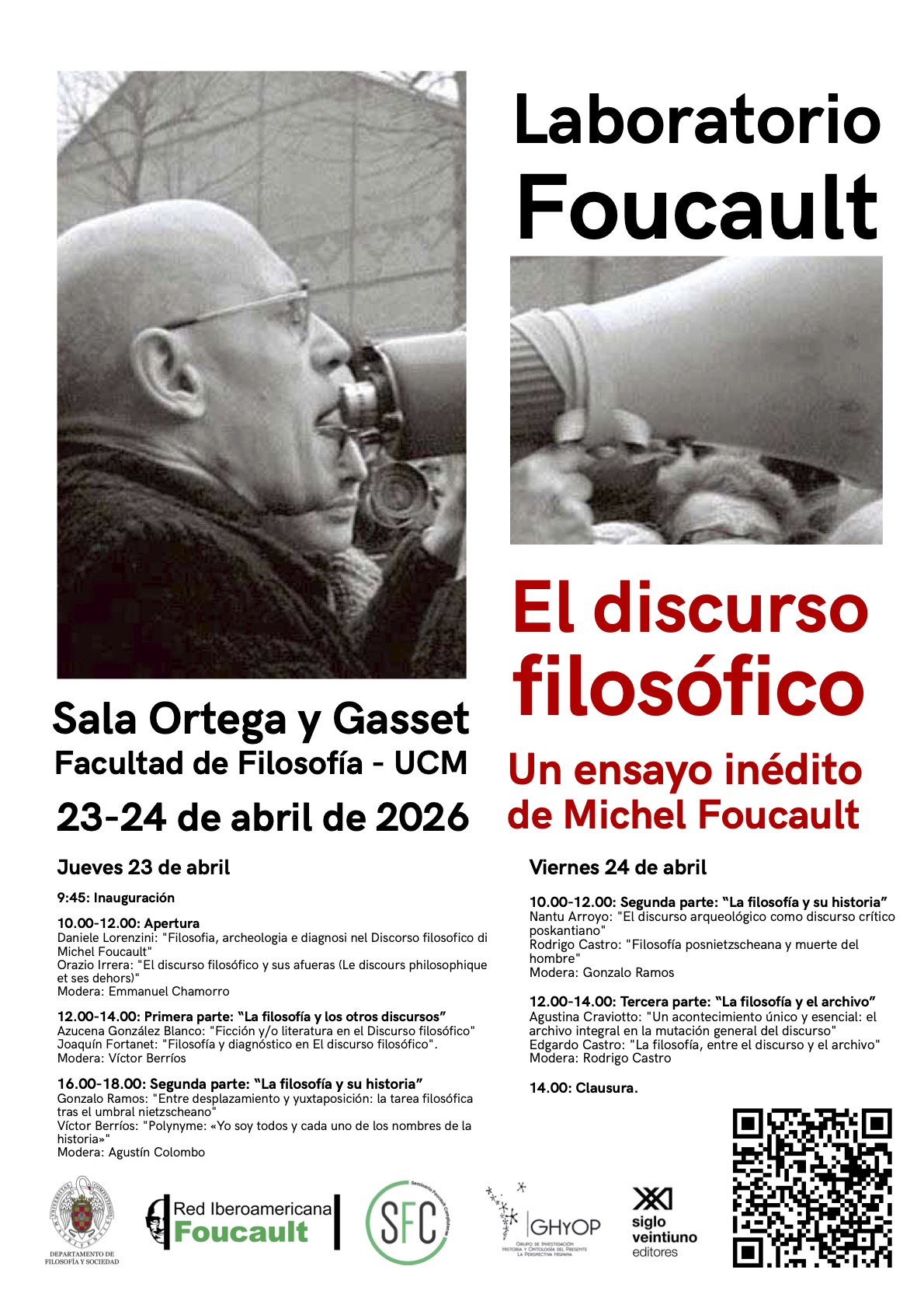  Laboratorio Foucault: El discurso filosófico