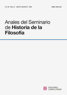 Revista Anales del Seminario de Historia de la Filosofía. Vol. 38 Núm. 1 (2021)