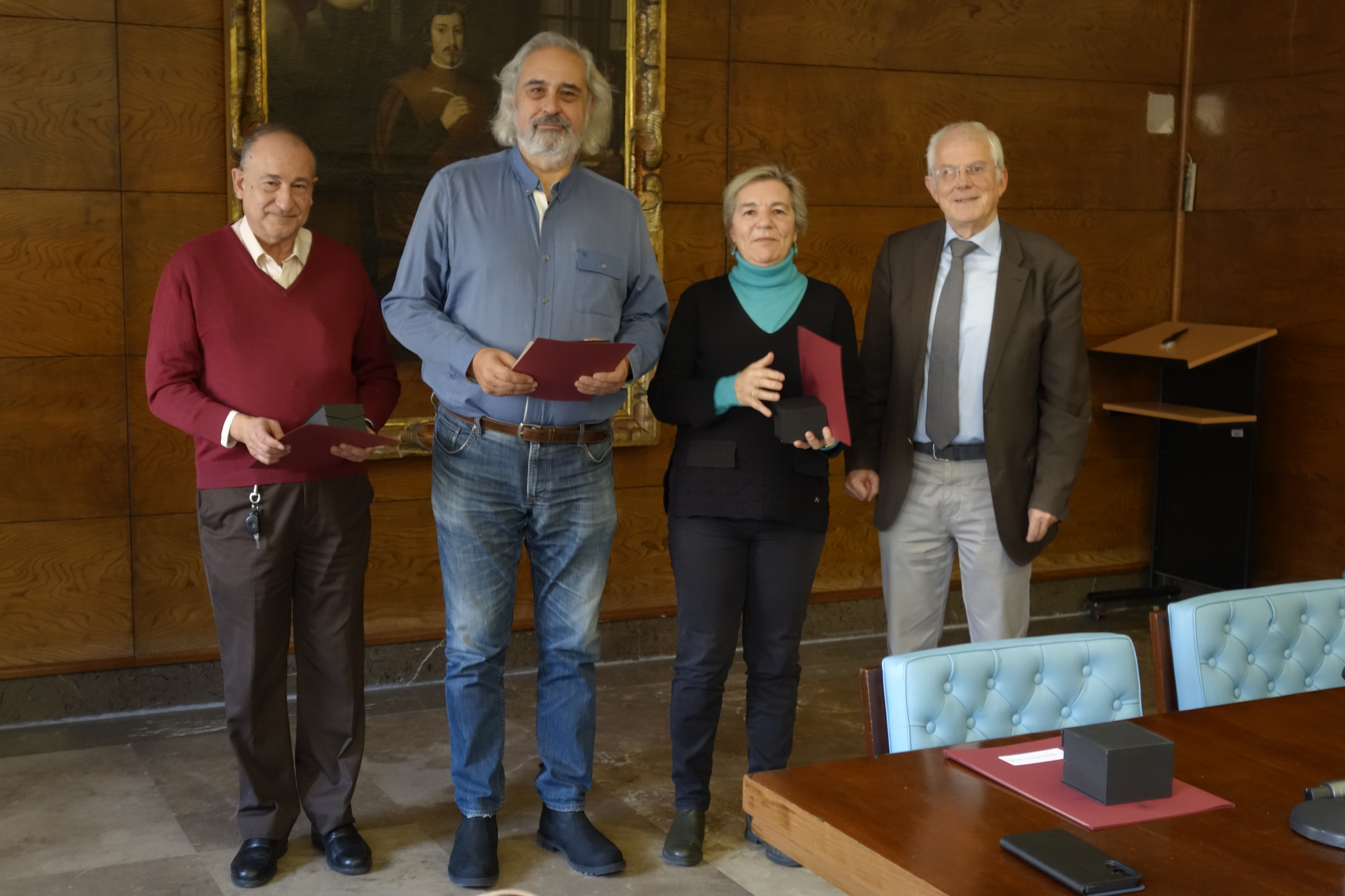 Carlos Miravall, Emilio García Buendía, Luisa Posada Kubisa y Juan José García Norro